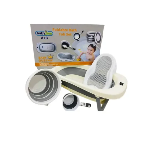 Baby Foldable Bath Tub Set - Image 2