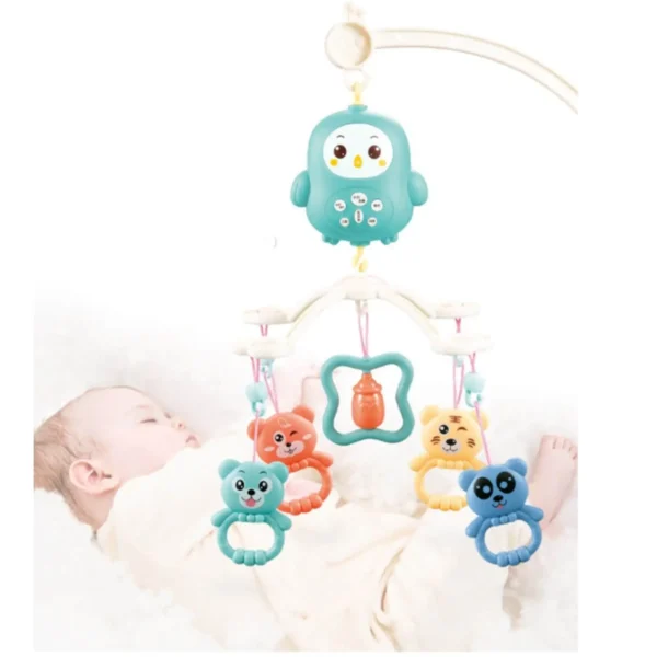 Baby Mobile With Remote Control Bed Bell and Rattle - Image 3