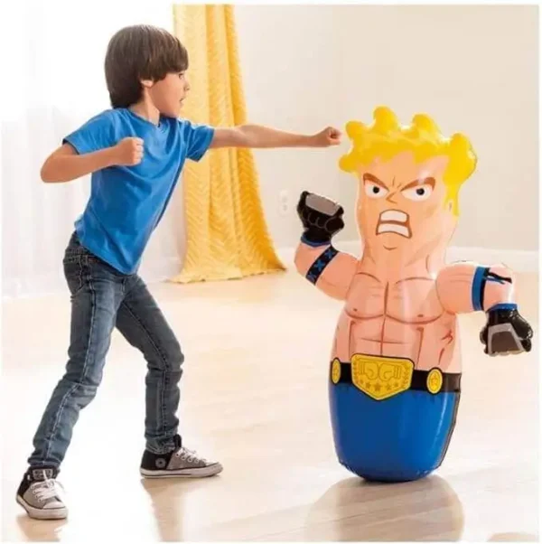 Kids Inflatable Punchable Wrestler Doll - Image 2