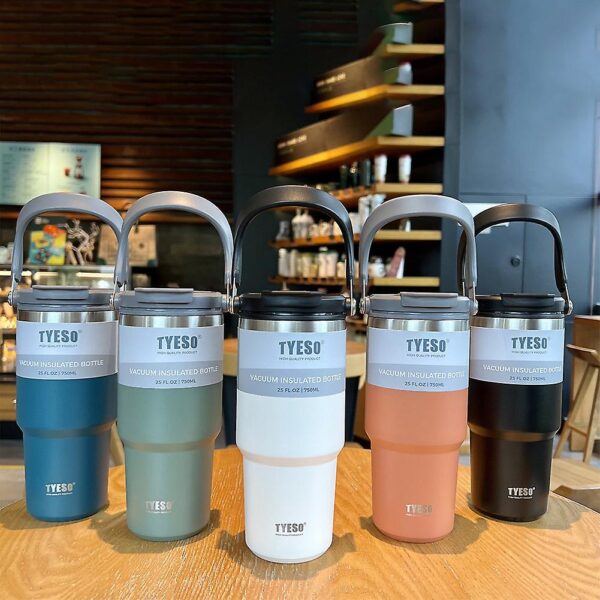 Tyeso Stainless Steel Tumbler 750ml - Image 4